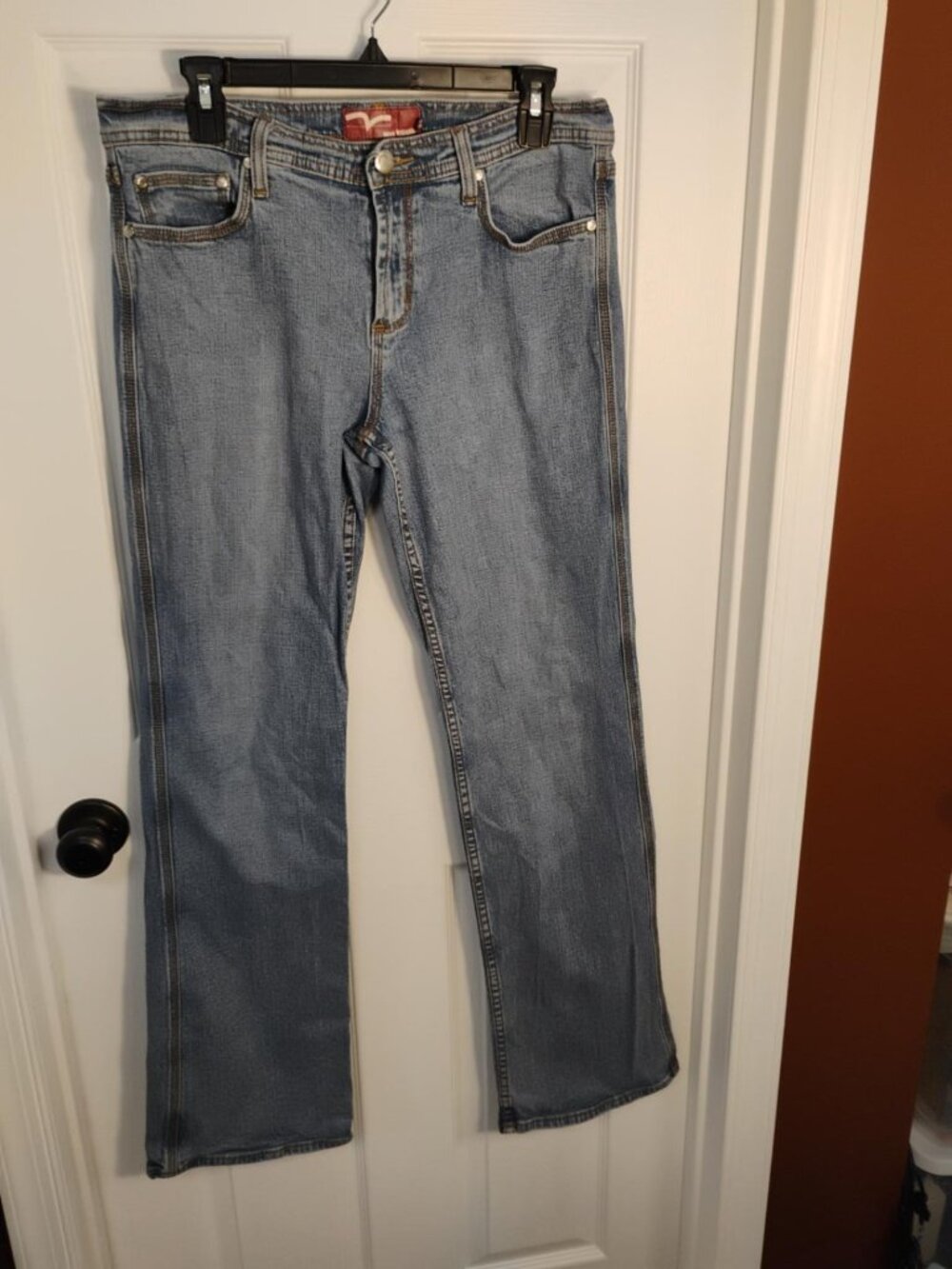 Miss Vigoss Jeans Juniors 13/14 Light Wash Bootcut Y2K